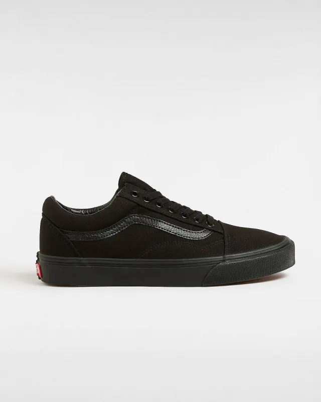 VANS Unisex Old Skool Trainers - Black / Black sold by The Foot Factory