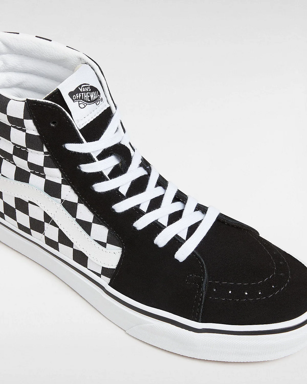 VANS Unisex Sk8-Hi Checkerboard Trainers - Black / White sold by The Foot Factory product image thumbnail 4