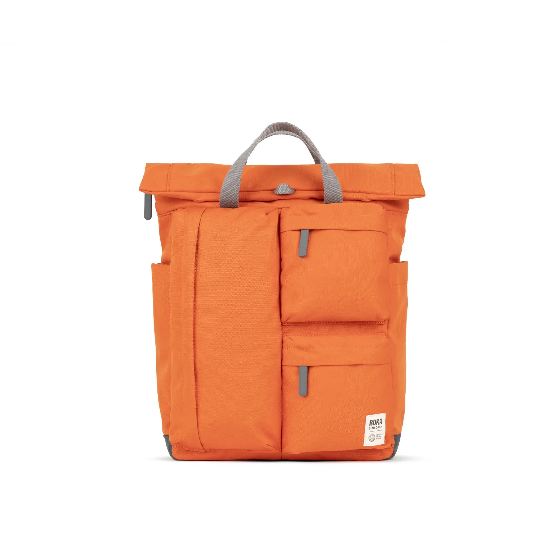 ROKA Waterhouse Atomic Orange Medium Recycled Canvas Bag sold by The Foot Factory