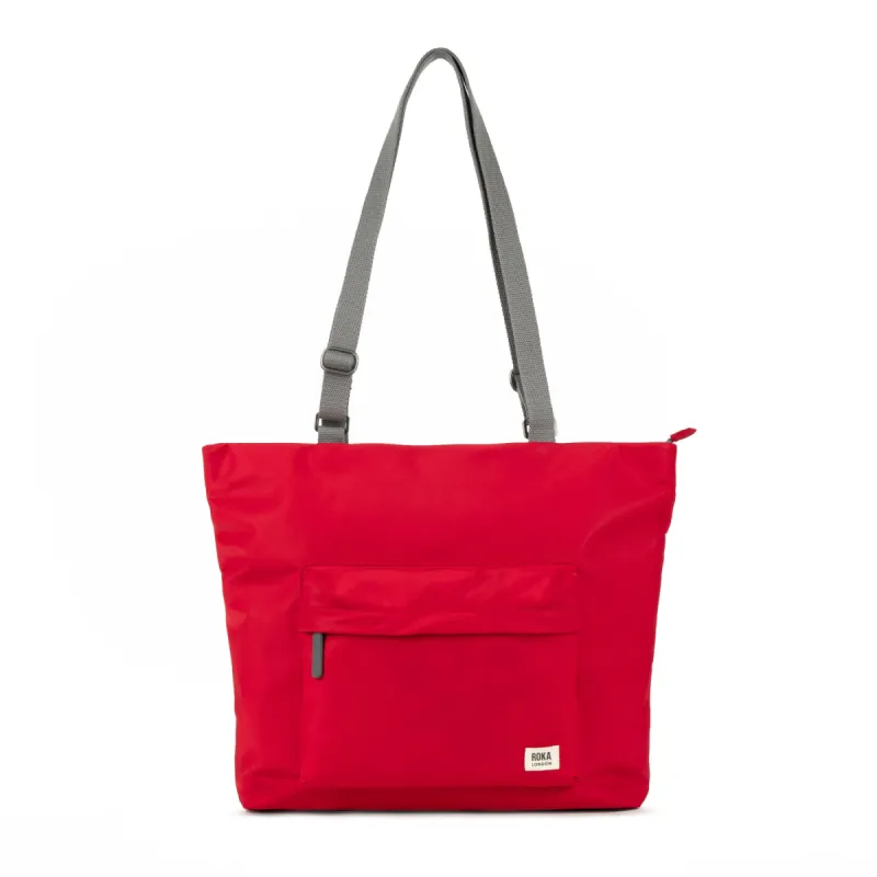 ROKA Trafalgar B Cranberry Recycled Nylon Bag sold by The Foot Factory