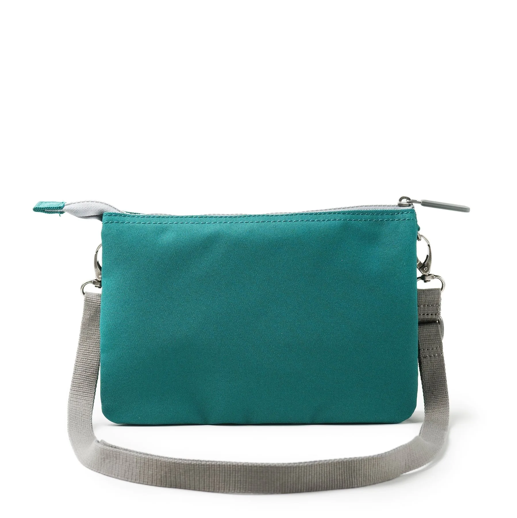 ROKA Carnaby Crossbody Teal XL Recycled Canvas Bag sold by The Foot Factory product image thumbnail 3