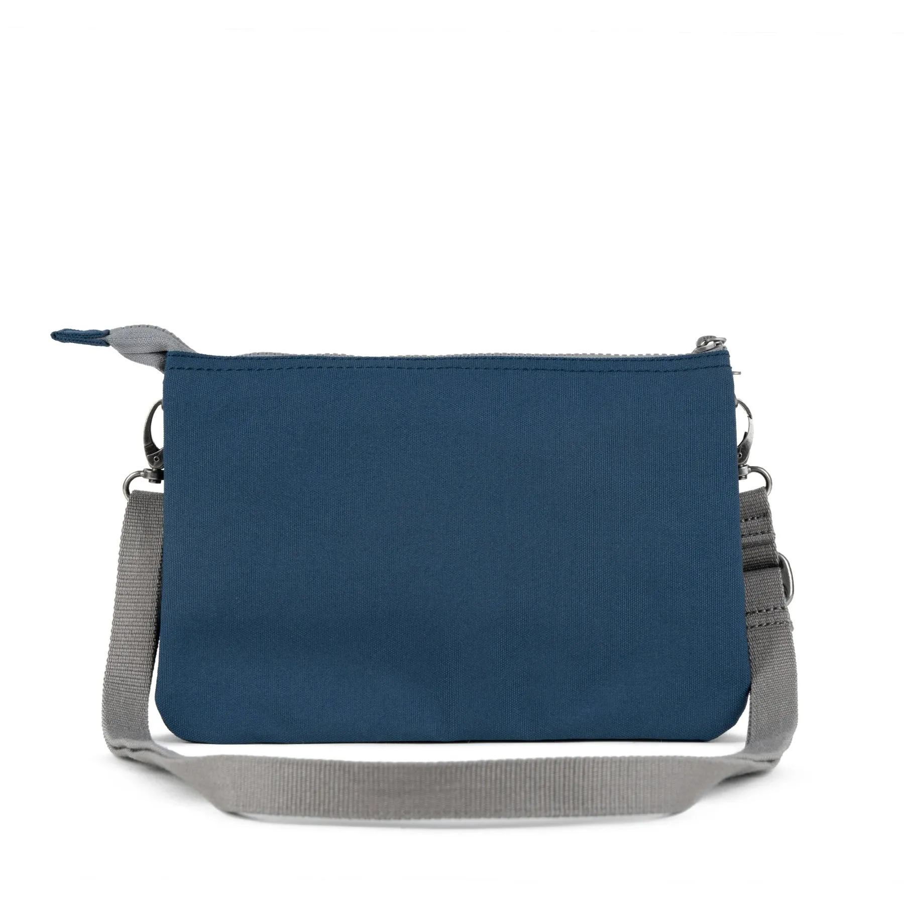 ROKA Carnaby Crossbody Deep Blue XL Recycled Canvas Bag sold by The Foot Factory product image thumbnail 3