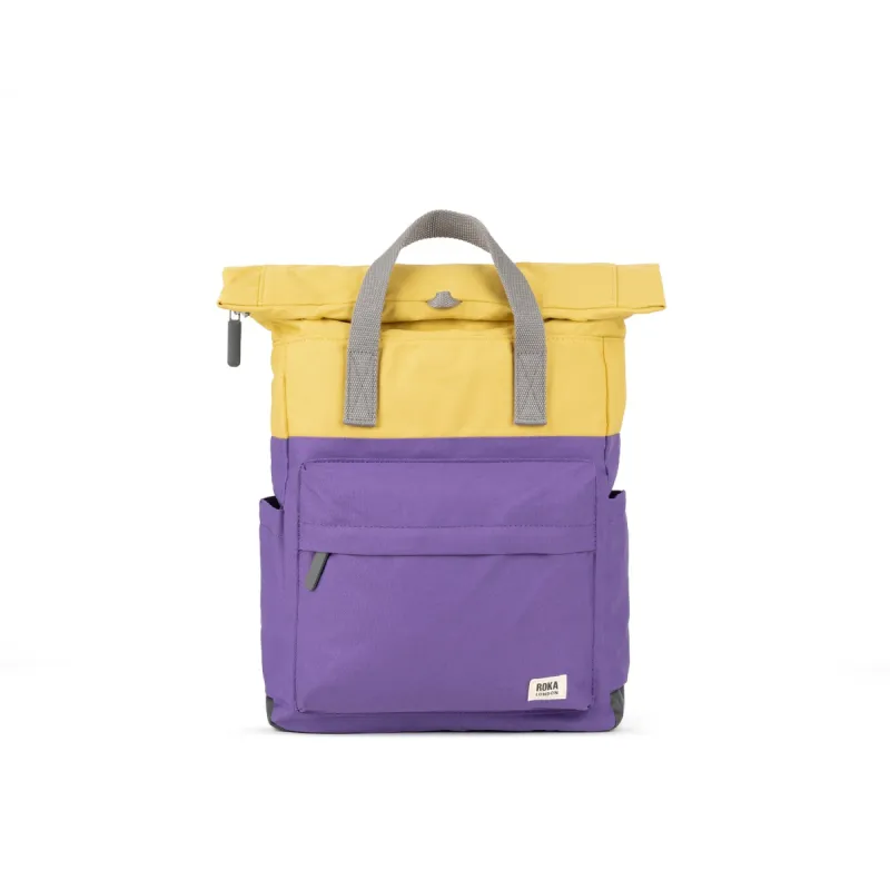 ROKA Creative Waste Canfield B Imperial Purple/Bamboo Medium Recycled Canvas Bag - OS sold by The Foot Factory