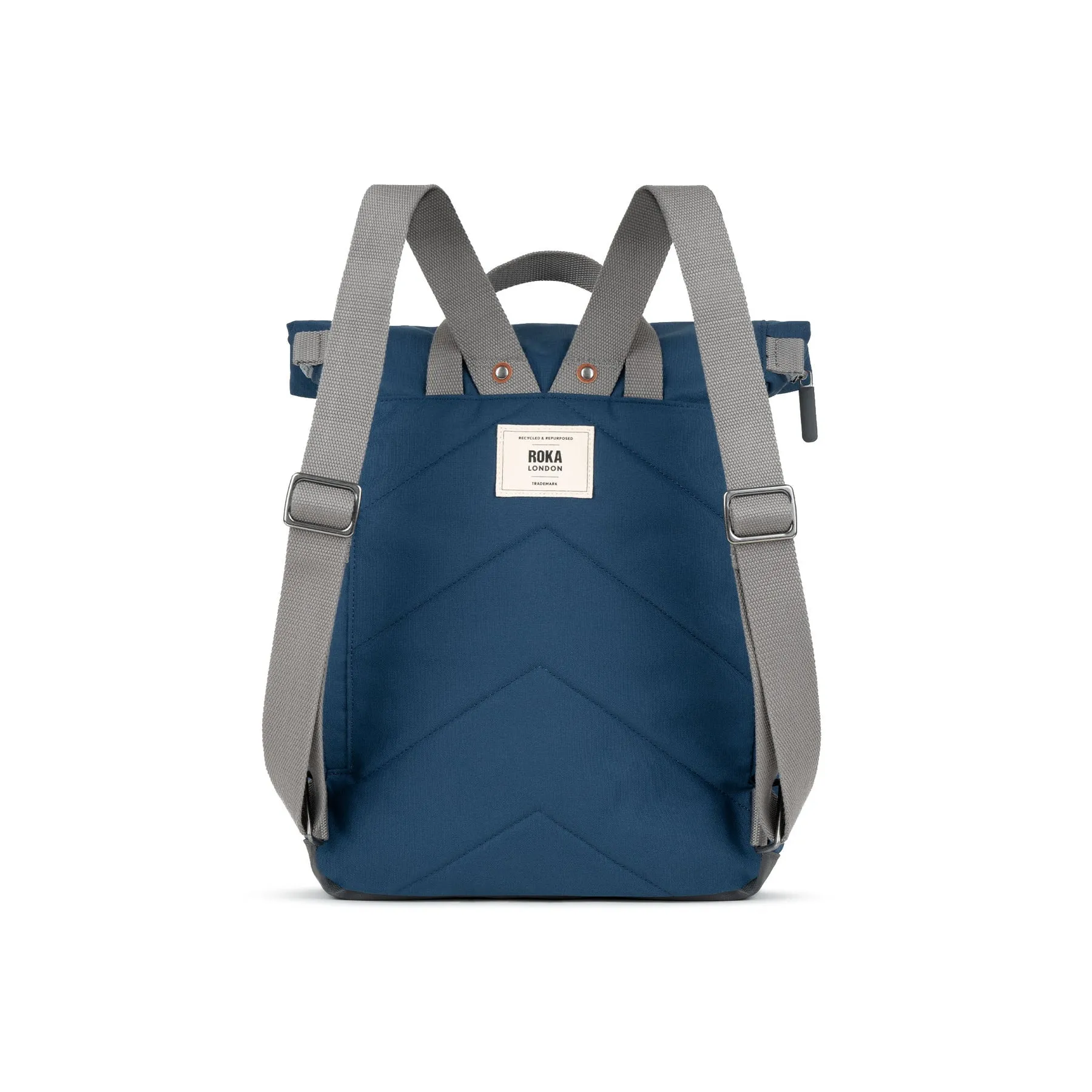 ROKA Waterhouse Deep Blue Medium Recycled Canvas Bag sold by The Foot Factory product image thumbnail 3