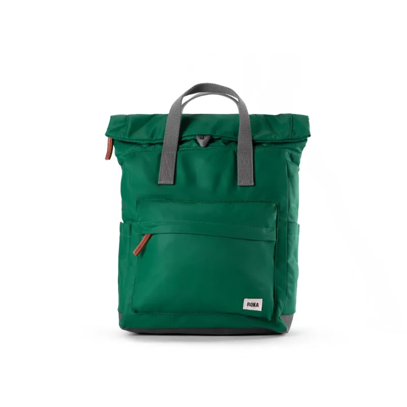 ROKA Canfield B Emerald Medium Recycled Nylon Bag sold by The Foot Factory