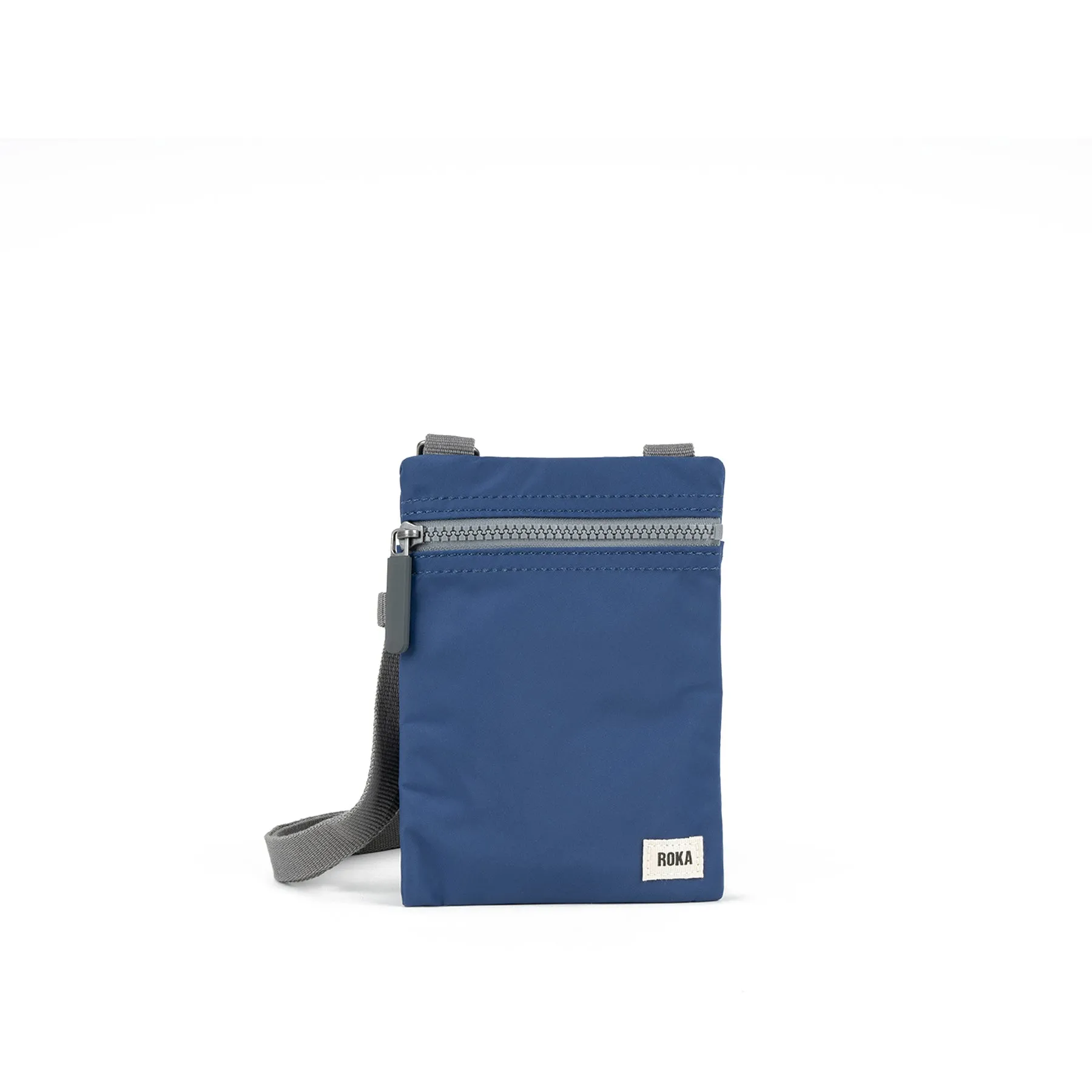 ROKA Chelsea Burnt Blue Recycled Nylon Bag sold by The Foot Factory