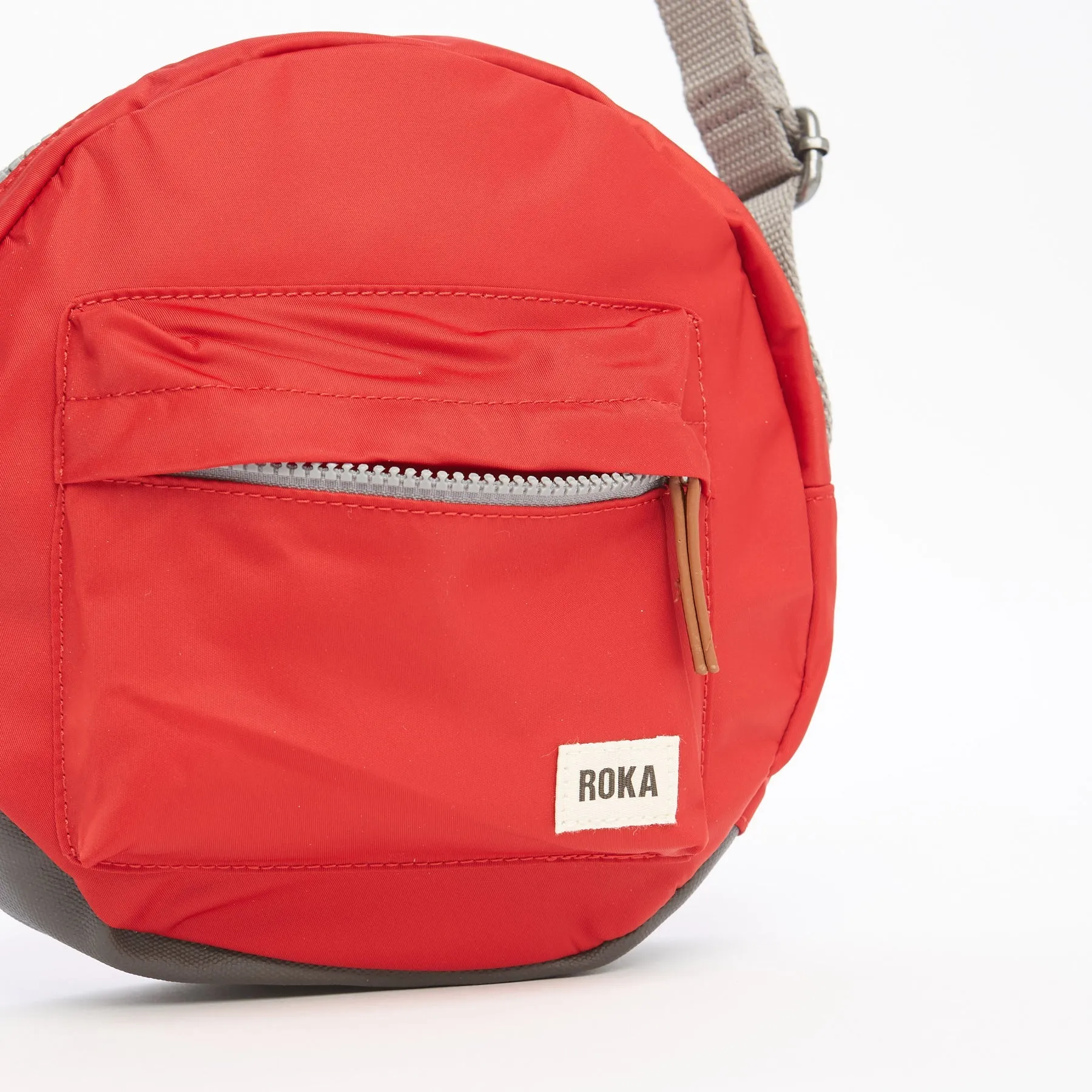 ROKA Paddington B Cranberry Small Recycled Nylon Bag sold by The Foot Factory product image thumbnail 4