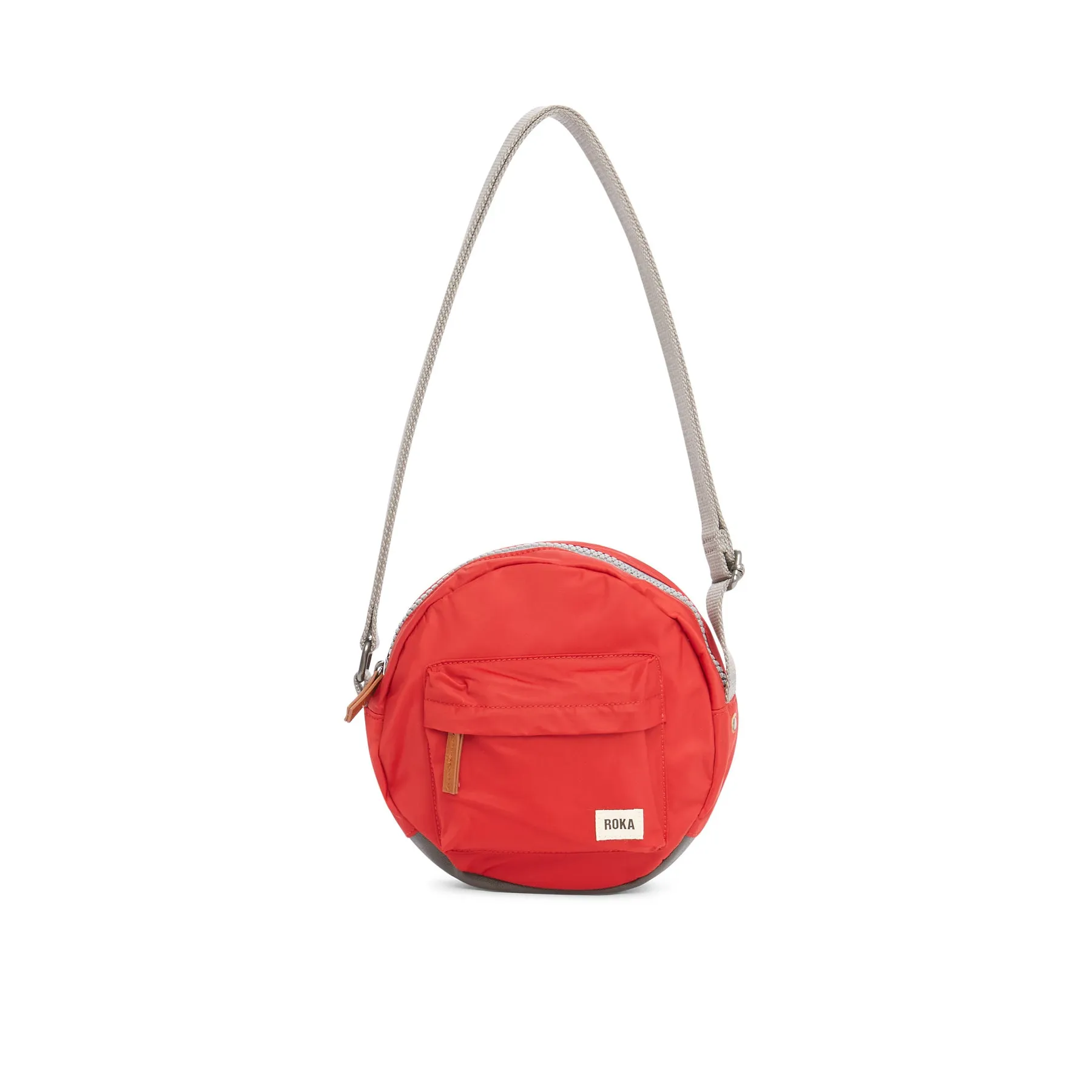 ROKA Paddington B Cranberry Small Recycled Nylon Bag sold by The Foot Factory
