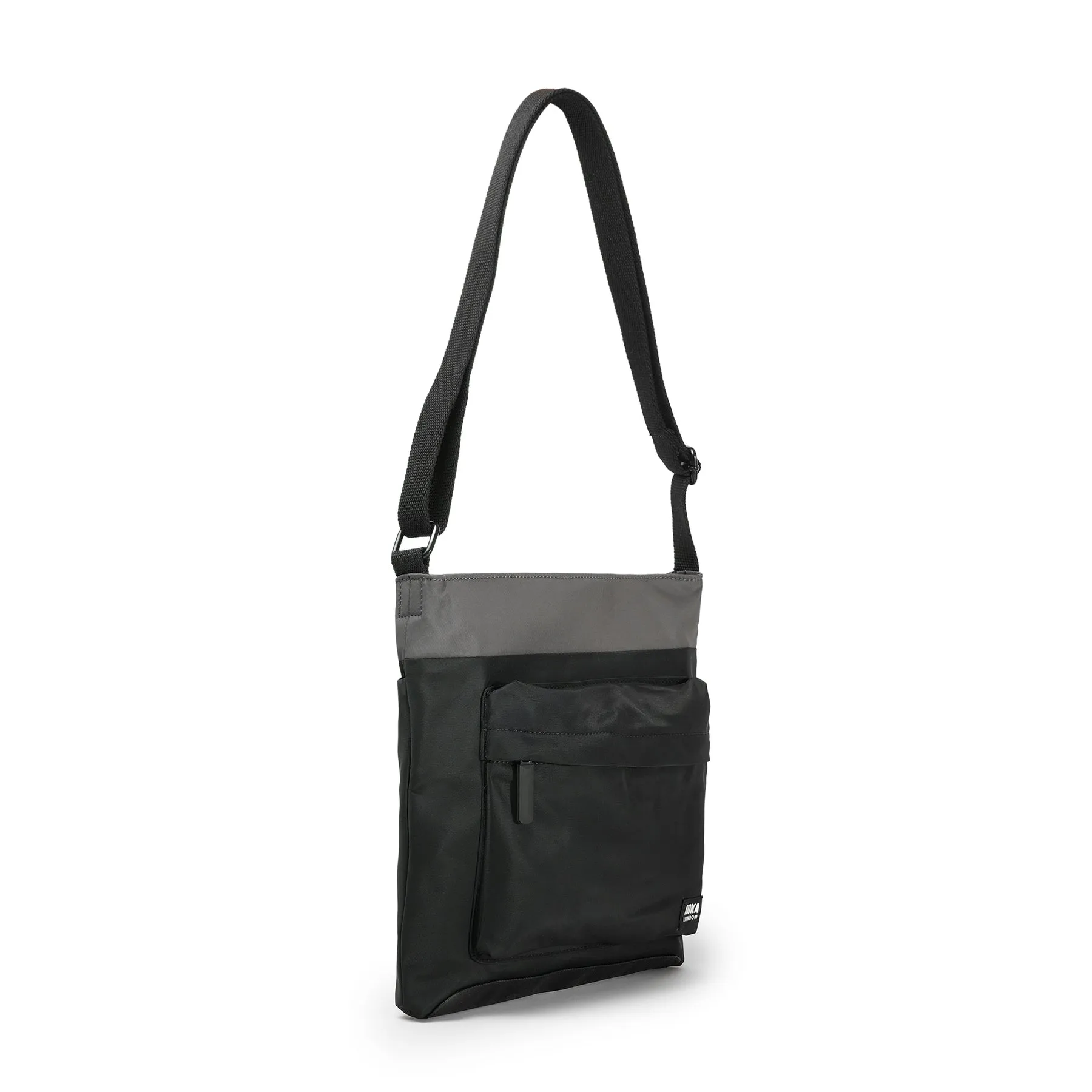 ROKA Creative Waste Kennington B Black / Graphite Medium Recycled Nylon Bag sold by The Foot Factory product image thumbnail 2