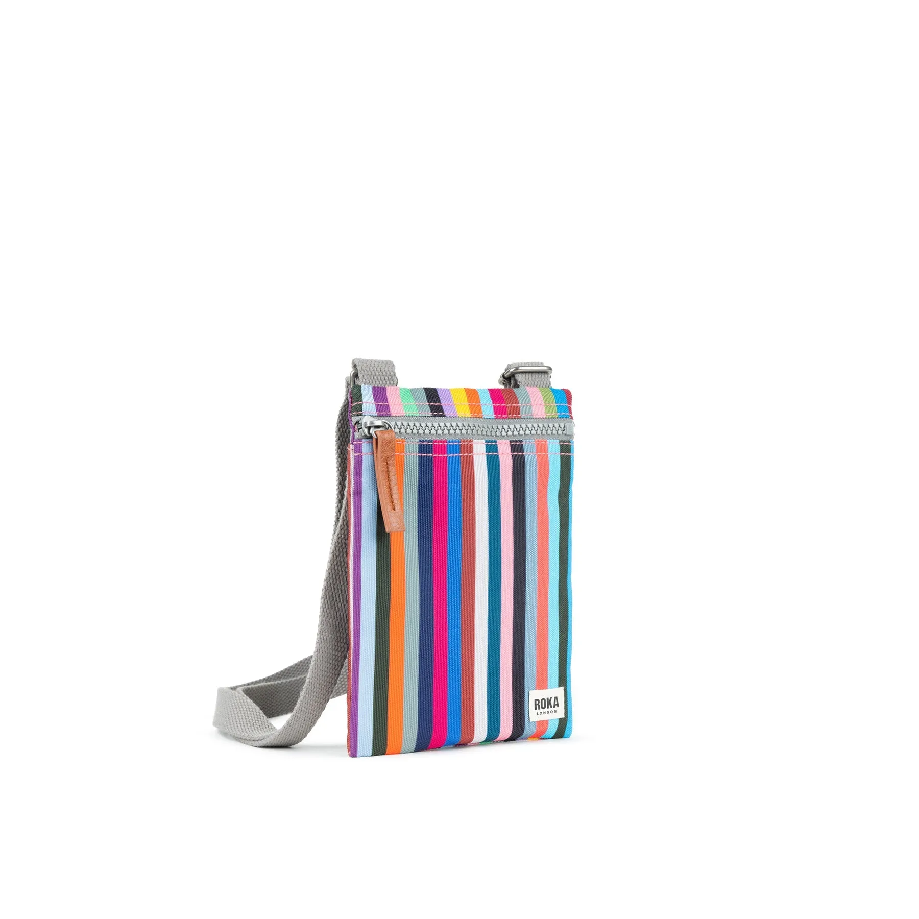 ROKA Chelsea Multi Stripe One Size Recycled Canvas Bag sold by The Foot Factory product image thumbnail 2