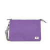 ROKA Carnaby Crossbody Imperial Purple XL Recycled Canvas Bag - OS sold by The Foot Factory