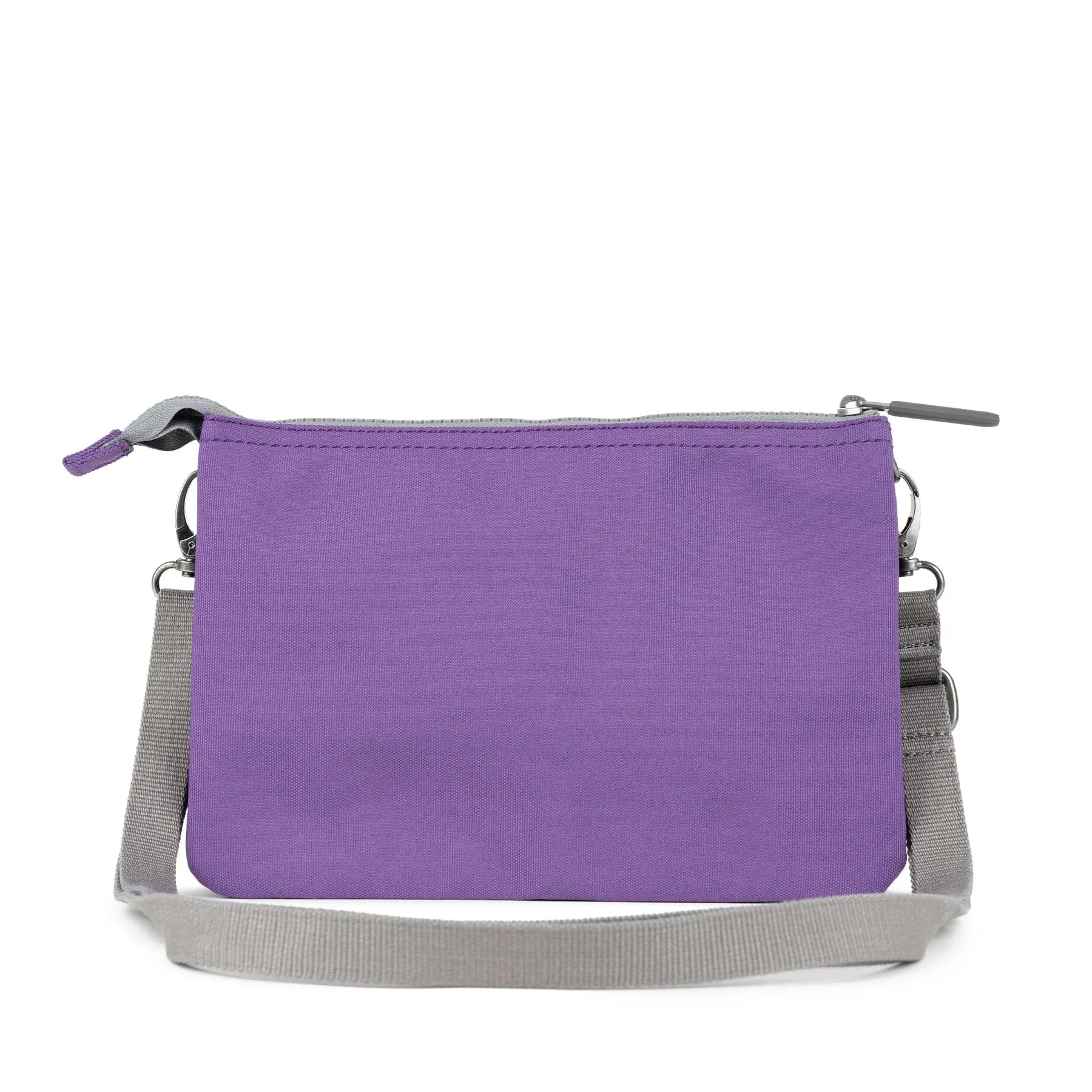 ROKA Carnaby Crossbody Imperial Purple XL Recycled Canvas Bag sold by The Foot Factory product image thumbnail 3