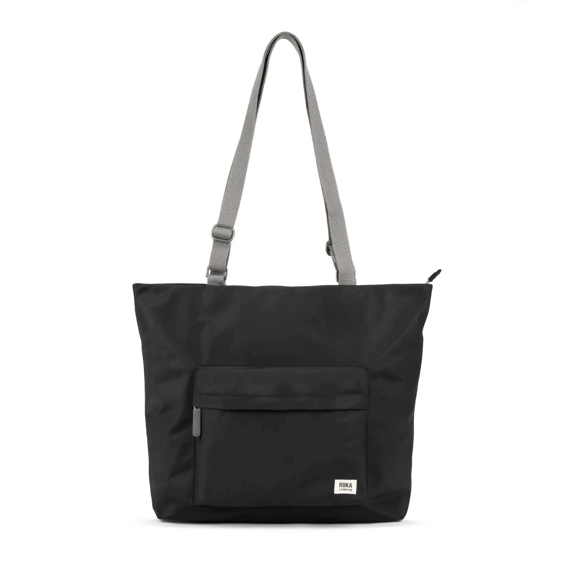 ROKA Trafalgar B Black Recycled Nylon Bag sold by The Foot Factory