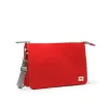 ROKA Carnaby Crossbody Mars Red XL Recycled Canvas Bag sold by The Foot Factory