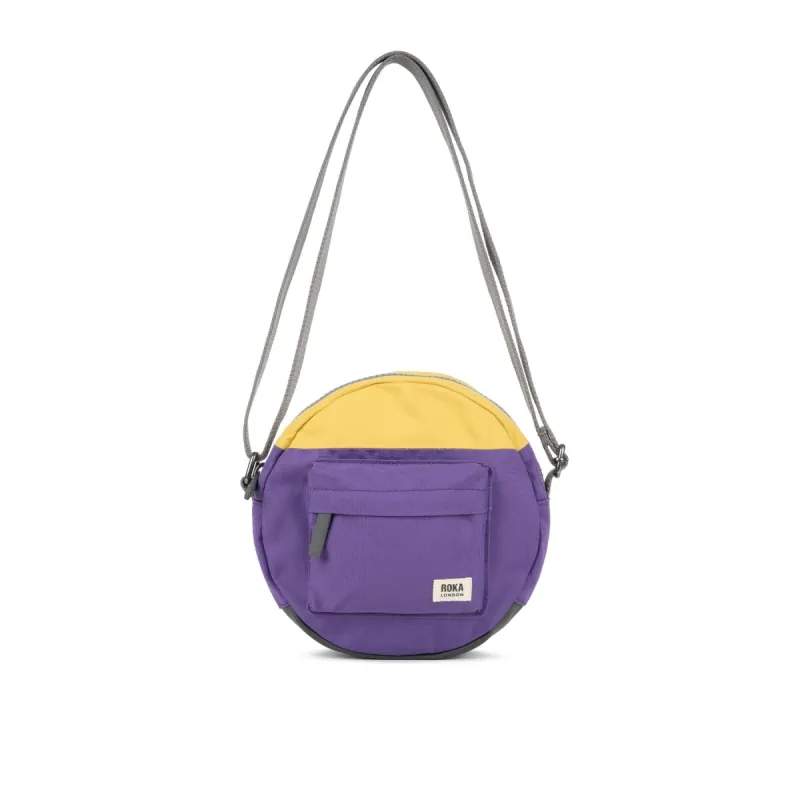 ROKA Creative Waste Paddington B Imperial Purple / Bamboo One Size Recycled Canvas Bag - OS sold by The Foot Factory