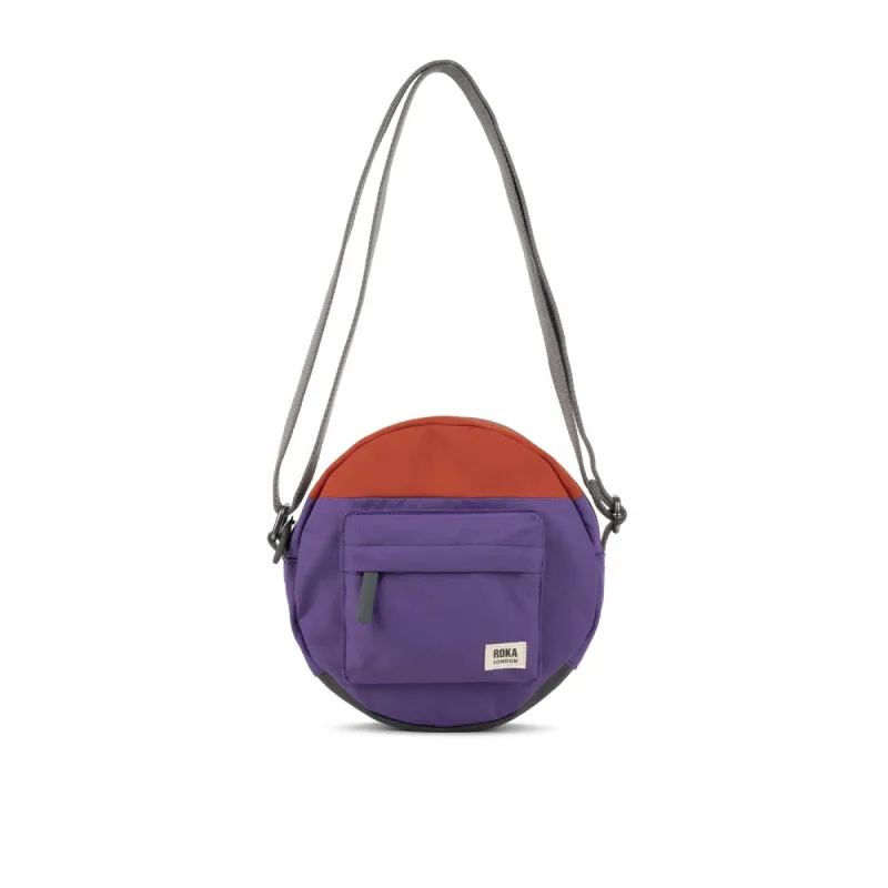 ROKA Creative Waste Paddington B Imperial Purple / Rooibos One Size Recycled Canvas Bag sold by The Foot Factory