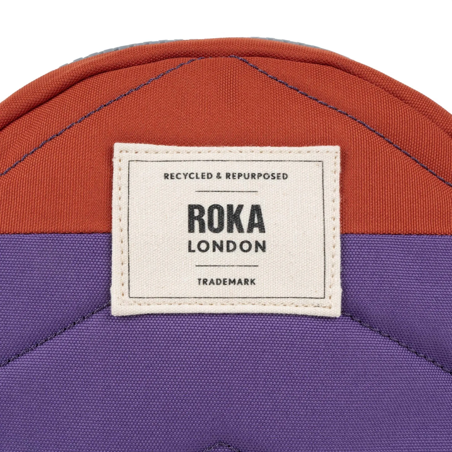 ROKA Creative Waste Paddington B Imperial Purple / Rooibos One Size Recycled Canvas Bag sold by The Foot Factory product image thumbnail 5