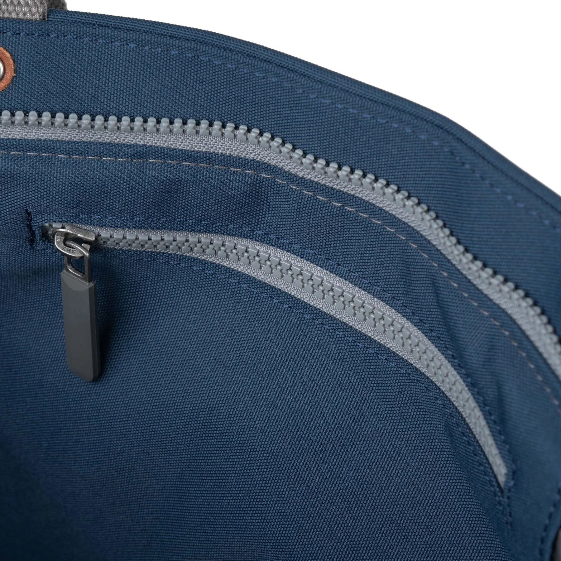 ROKA Trafalgar B Deep Blue Recycled Canvas Bag sold by The Foot Factory product image thumbnail 5
