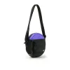 ROKA Creative Waste Paddington B Black / Simple Purple Small Recycled Nylon Bag sold by The Foot Factory