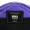 ROKA Creative Waste Paddington B Black / Simple Purple Small Recycled Nylon Bag sold by The Foot Factory