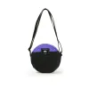 ROKA Creative Waste Paddington B Black / Simple Purple Small Recycled Nylon Bag sold by The Foot Factory