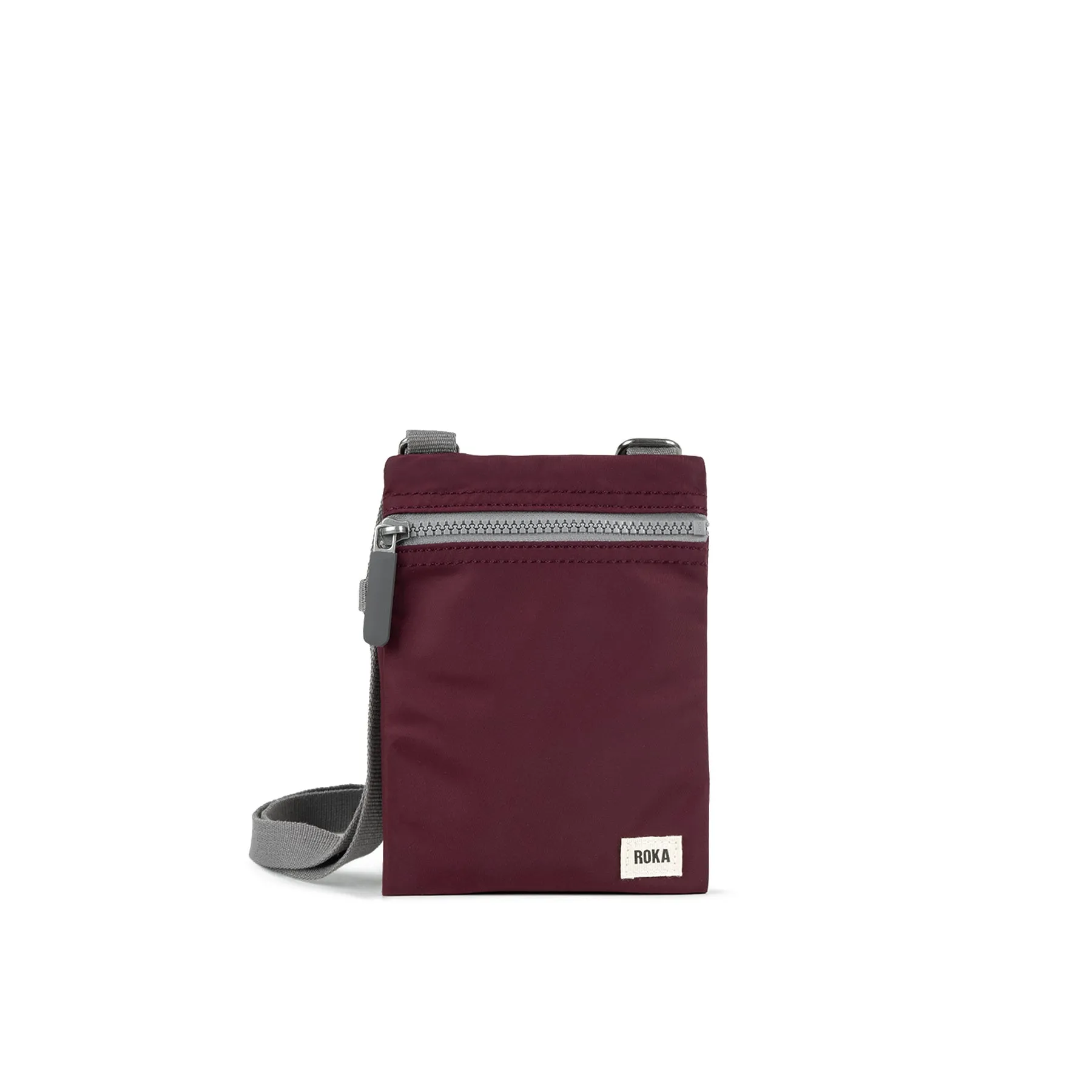 ROKA Chelsea Plum Recycled Nylon Bag sold by The Foot Factory