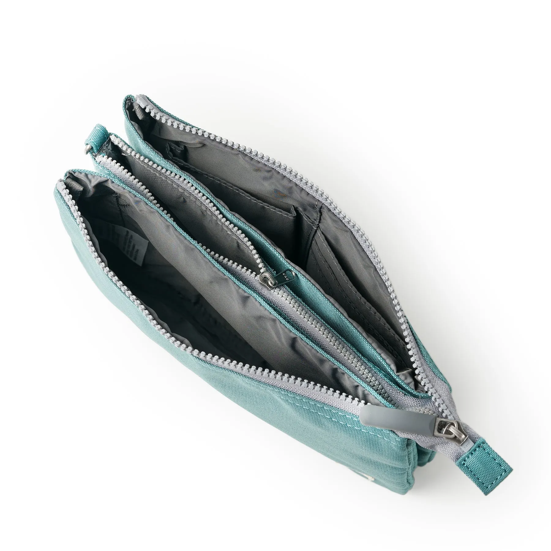 ROKA Carnaby Crossbody Sage XL Recycled Canvas Bag sold by The Foot Factory product image thumbnail 5