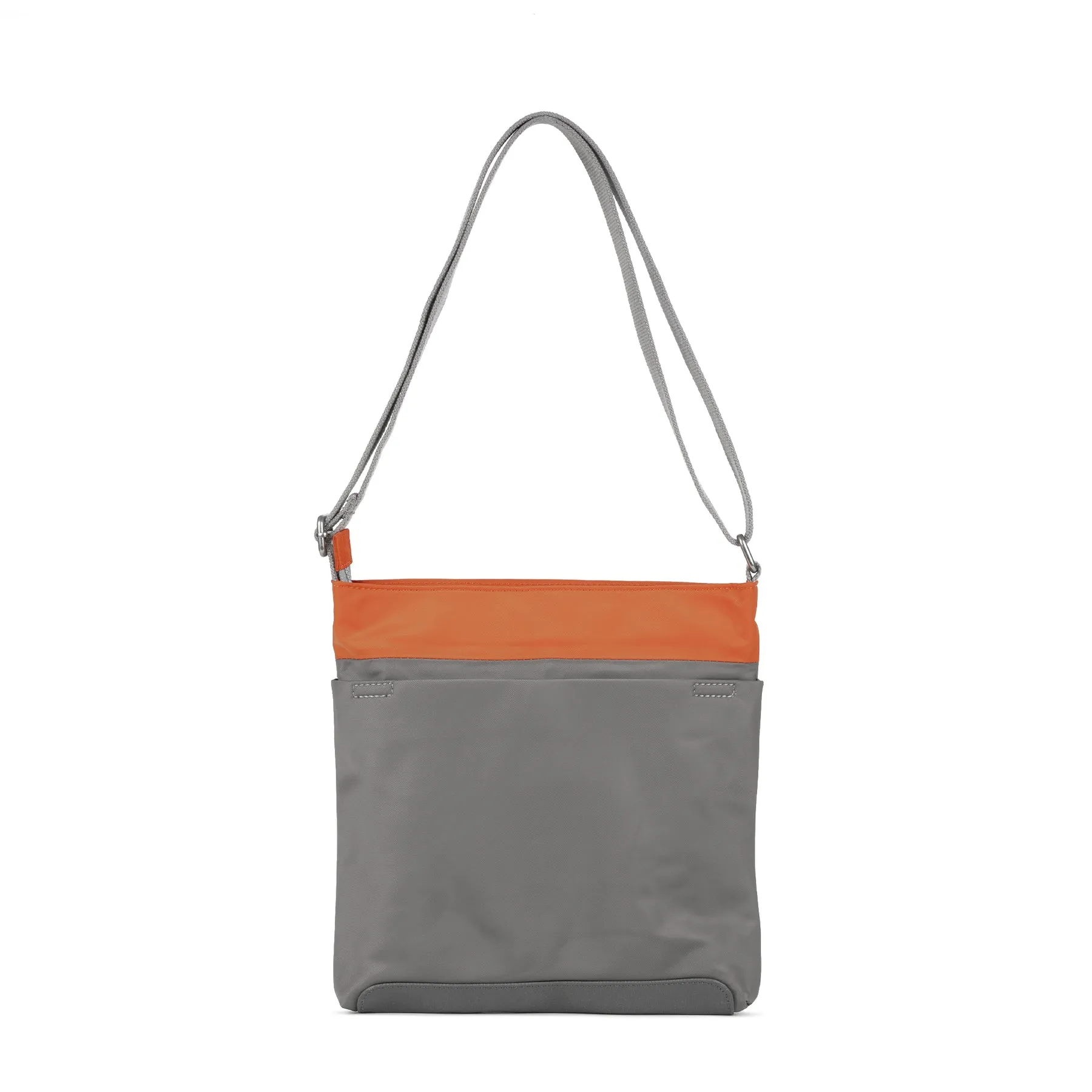 ROKA Creative Waste Kennington B Graphite / Burnt Orange Medium Recycled Nylon Bag sold by The Foot Factory product image thumbnail 3