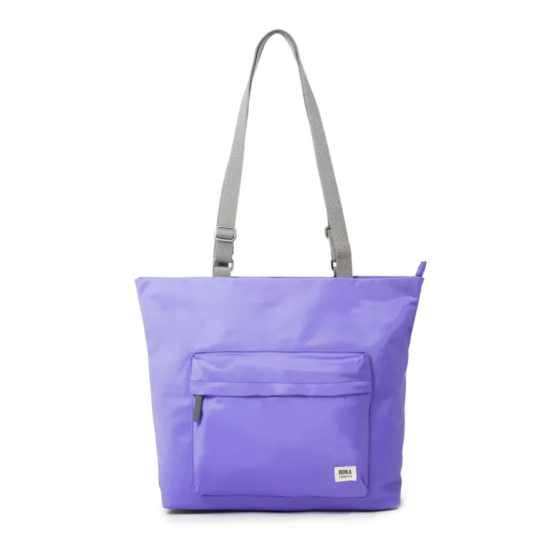 ROKA Trafalgar B Simple Purple Recycled Nylon Bag sold by The Foot Factory