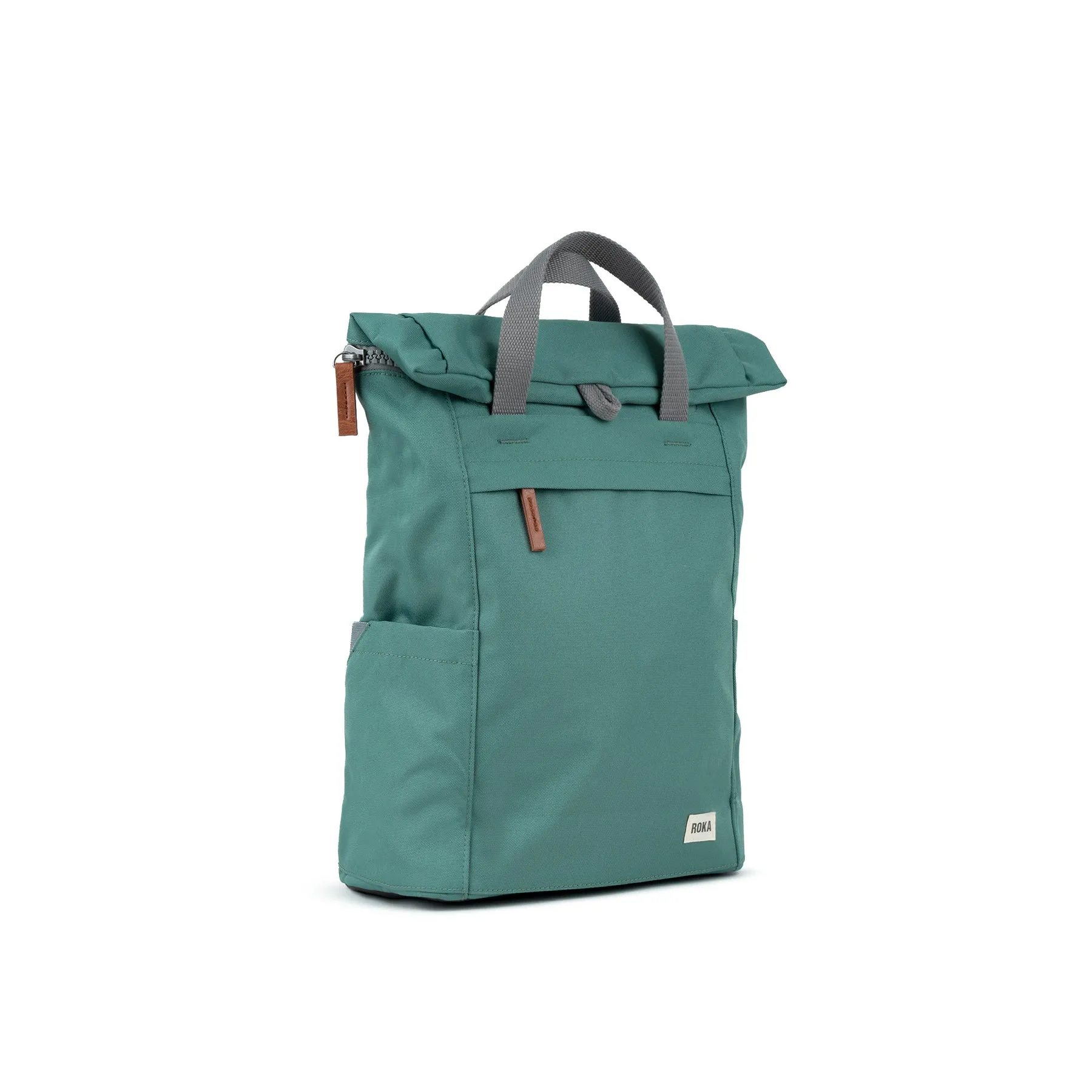ROKA Finchley A Sage Medium Recycled Canvas Bag sold by The Foot Factory product image thumbnail 2
