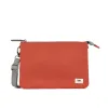 ROKA Carnaby Crossbody Rooibos XL Recycled Canvas Bag sold by The Foot Factory