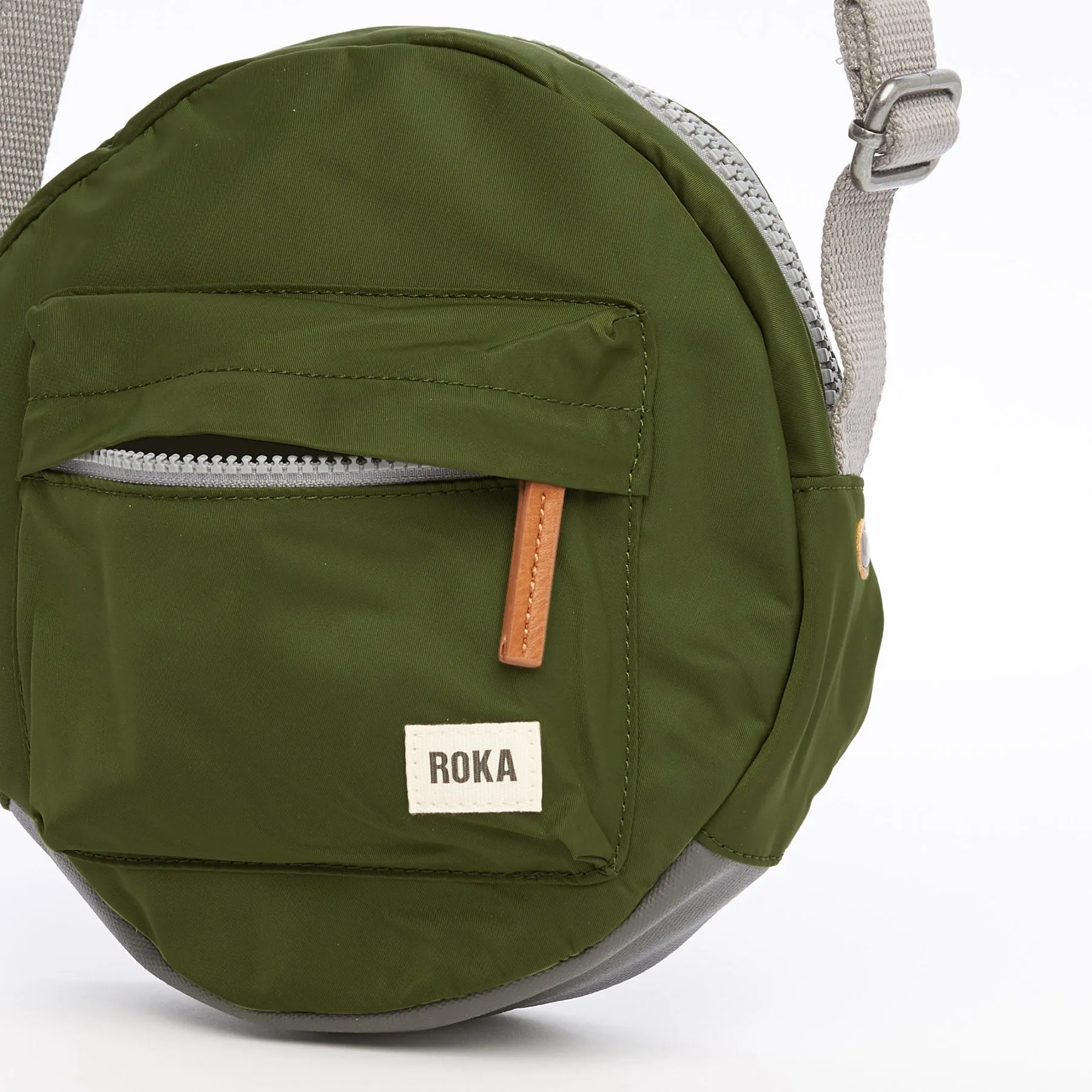 ROKA Paddington B Avocado Small Recycled Nylon Bag sold by The Foot Factory product image thumbnail 4