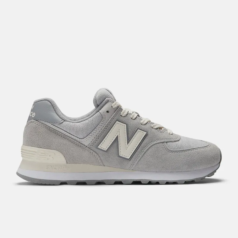 New Balance Mens 574 Fashion Trainers - Concrete sold by The Foot Factory