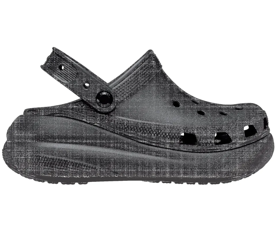 Crocs Unisex Classic Crush Clog - Black sold by The Foot Factory