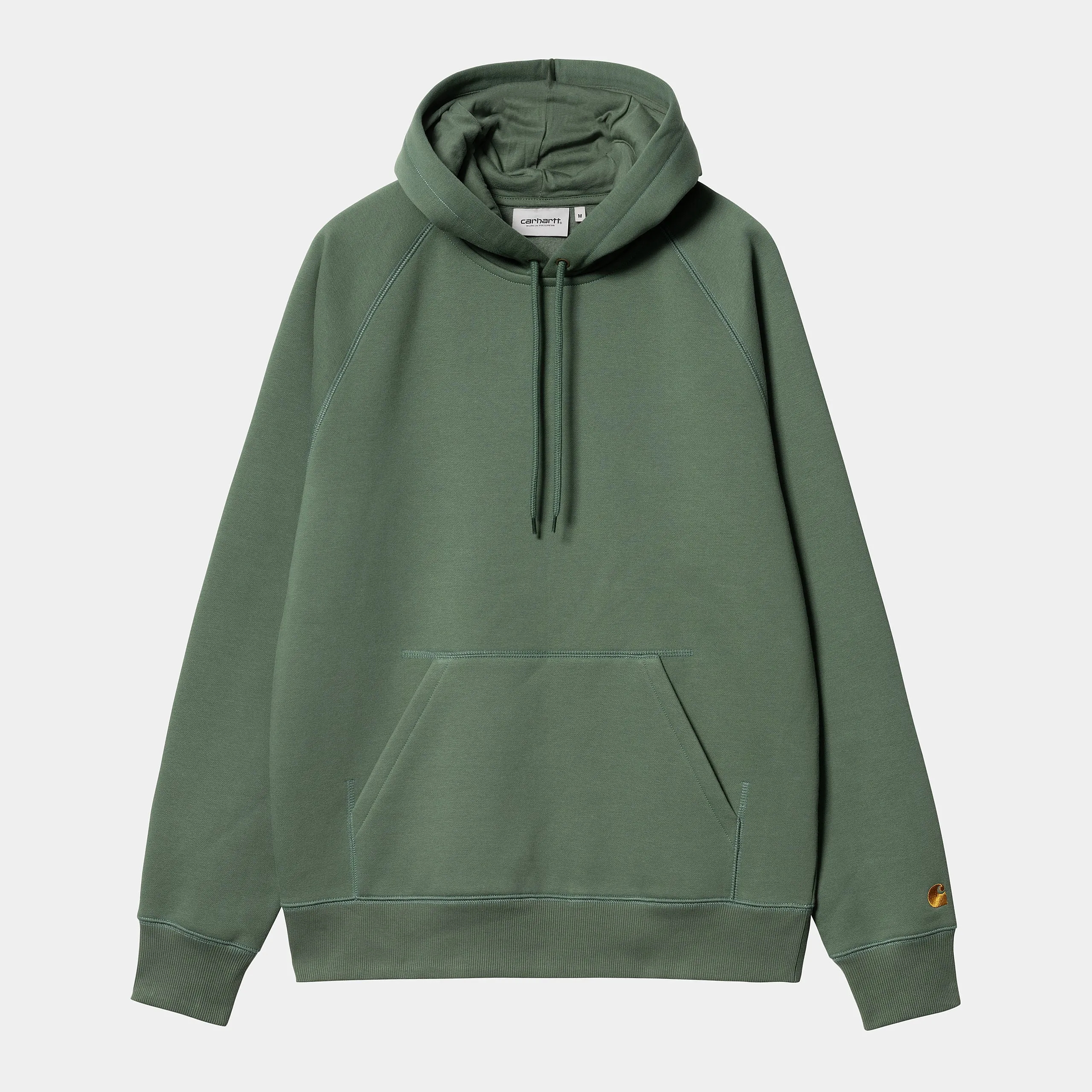 Carhartt WIP Mens Chase Hoodie - Duck Green sold by The Foot Factory