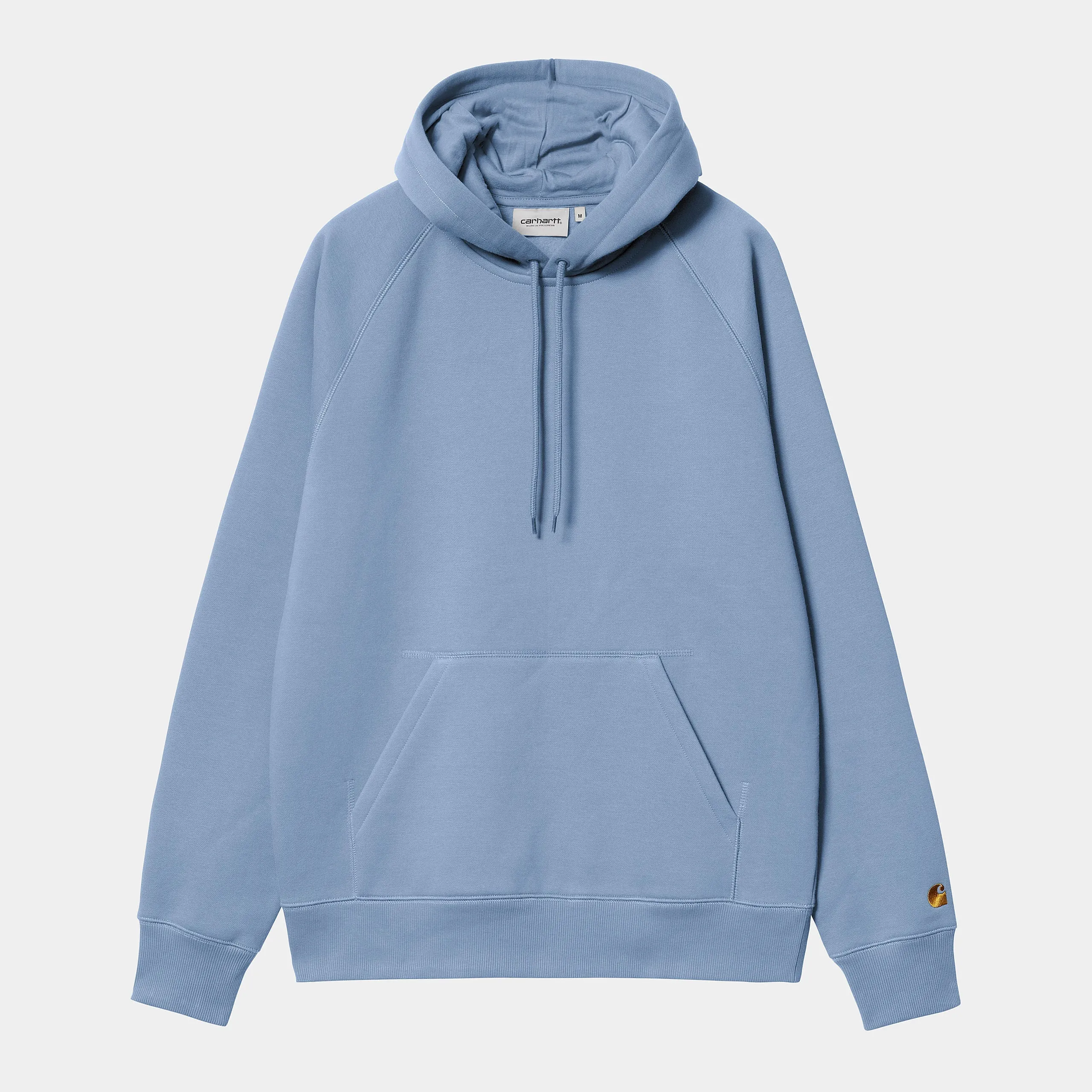 Carhartt WIP Mens Chase Hoodie - Charm Blue sold by The Foot Factory