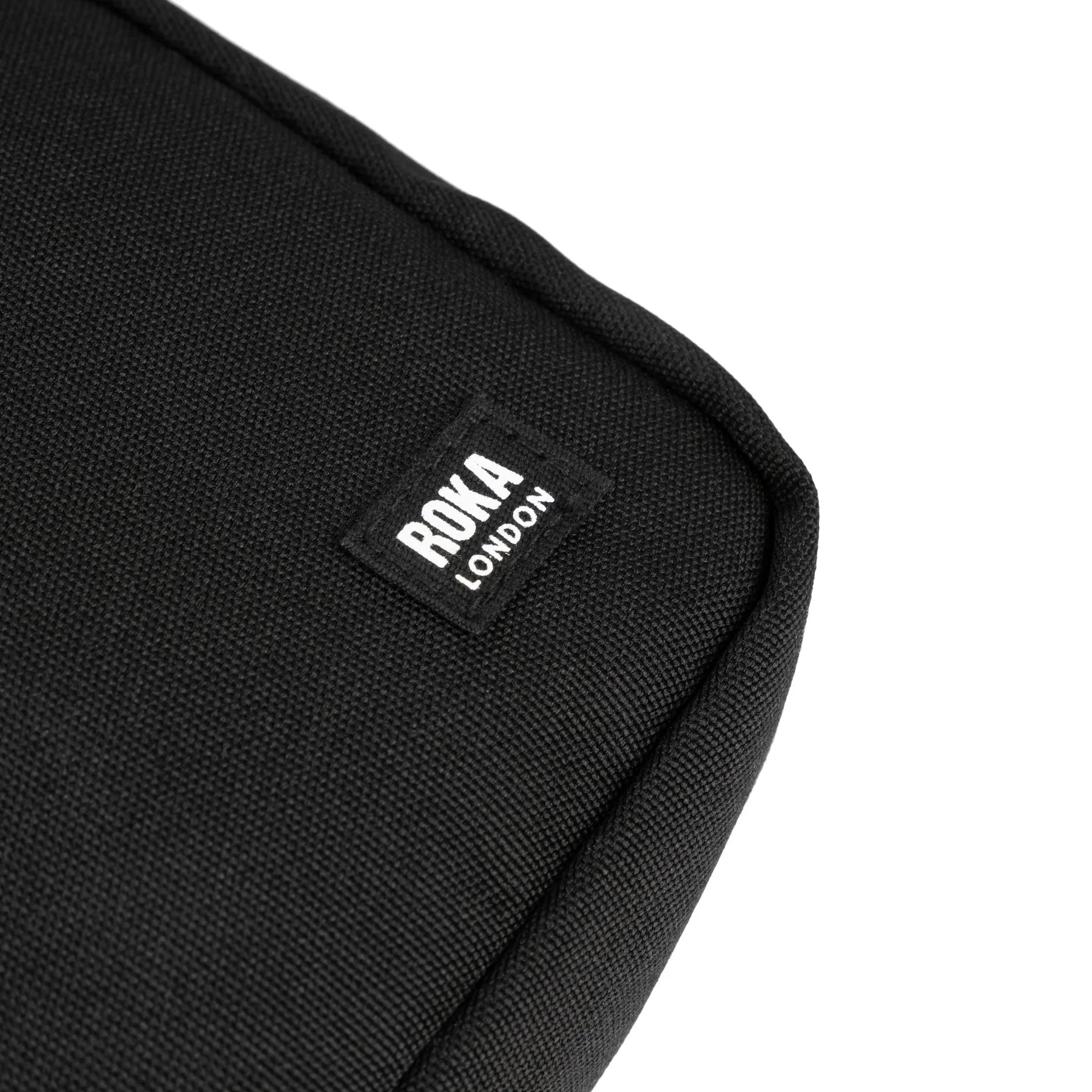 ROKA All Black Bond Ash Recycled Canvas Bag sold by The Foot Factory product image thumbnail 4