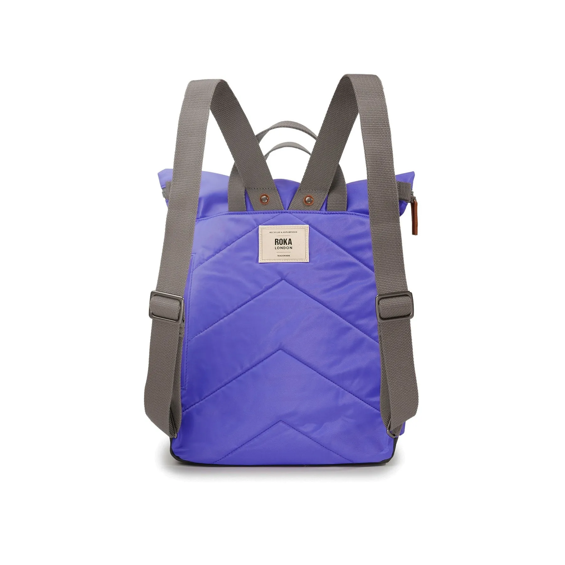 ROKA Canfield B Simple Purple Medium Recycled Nylon Bag sold by The Foot Factory product image thumbnail 3