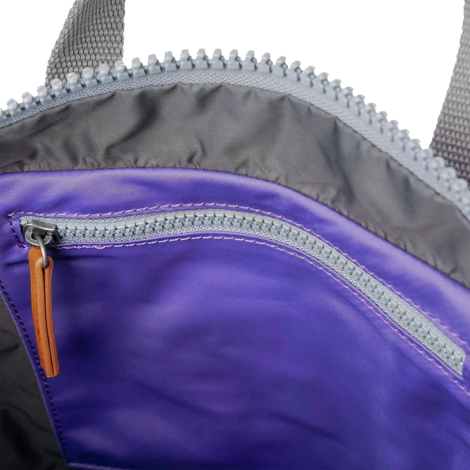 ROKA Canfield B Simple Purple Medium Recycled Nylon Bag sold by The Foot Factory product image thumbnail 4
