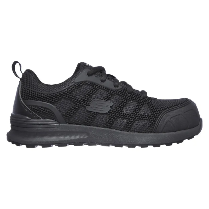 Skechers Womens Bulklin Ayak Safety Trainers - Black sold by The Foot Factory