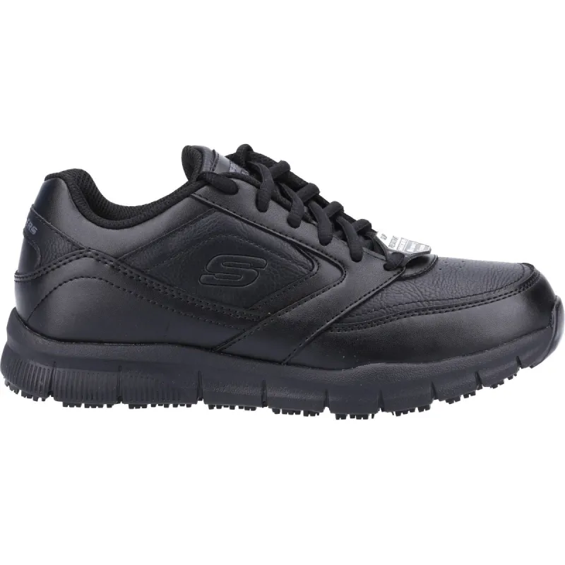 Skechers Womens Nampa Wyola Occupational Trainers - Black sold by The Foot Factory