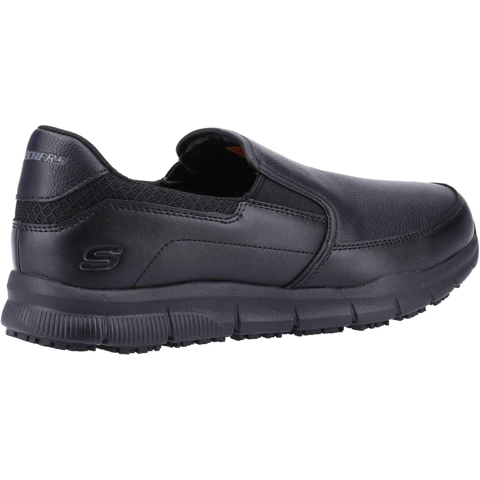 Skechers Mens Nampa Groton Occupational Shoes - Black sold by The Foot Factory product image thumbnail 3