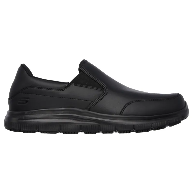 Skechers Mens Flex Advantage SR Bronwood Occupational Trainers - Black sold by The Foot Factory