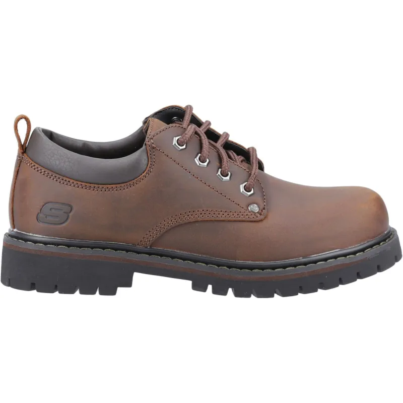 Skechers Mens Tom Cats Shoes - Dark Brown sold by The Foot Factory