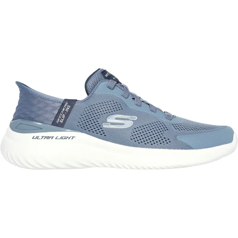 Skechers Mens Bounder 2.0 Emerged Trainers - Blue sold by The Foot Factory