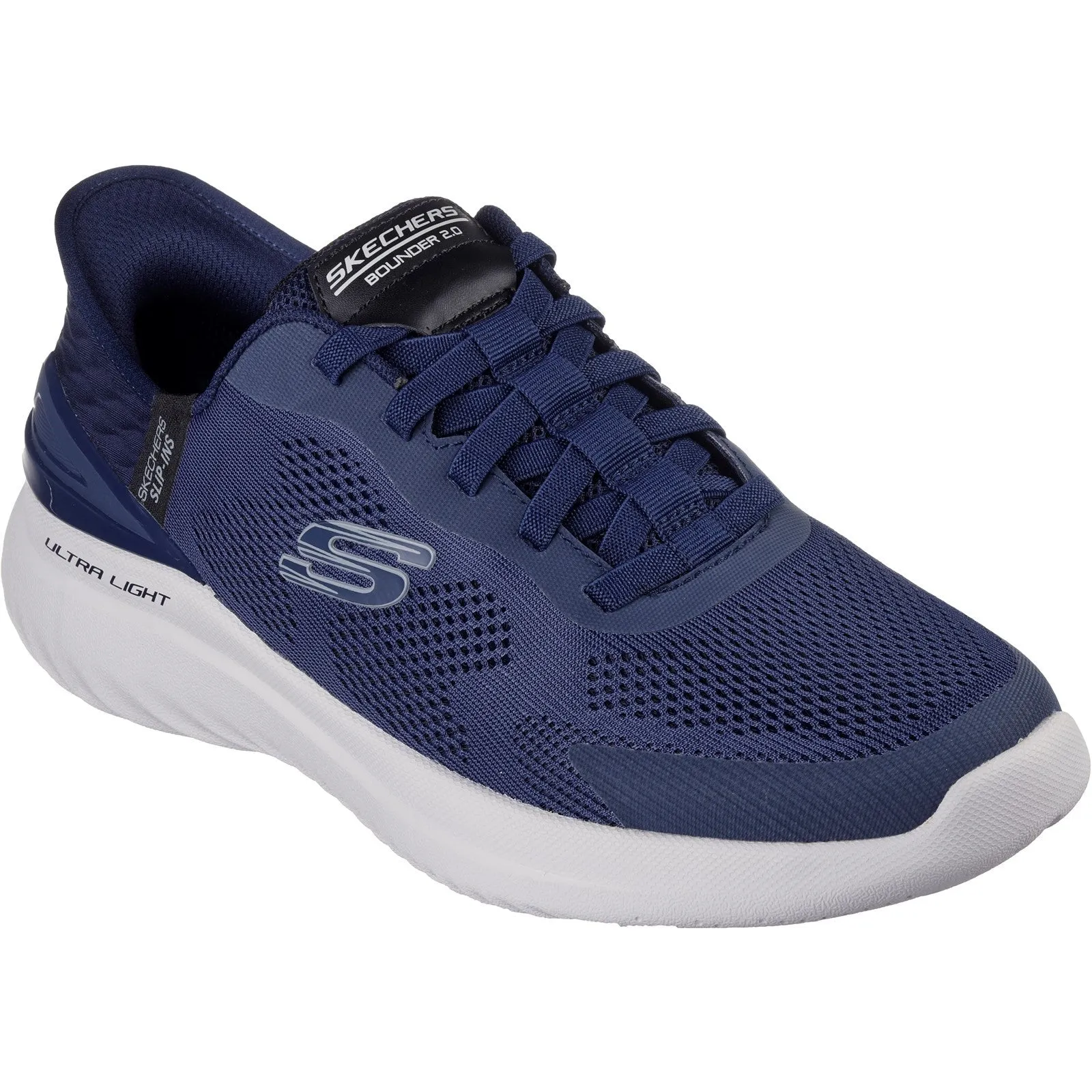 Skechers Mens Bounder 2.0 Emerged Trainers - Navy sold by The Foot Factory product image thumbnail 2