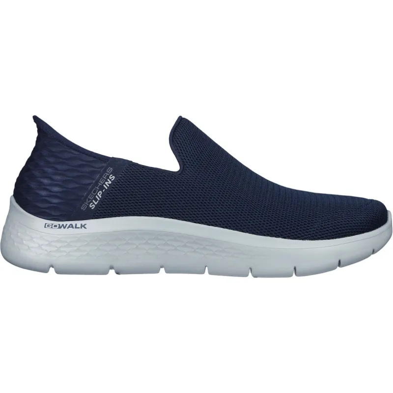 Skechers Mens Go Walk Flex No Hands Slip Ins Trainers - Navy sold by The Foot Factory