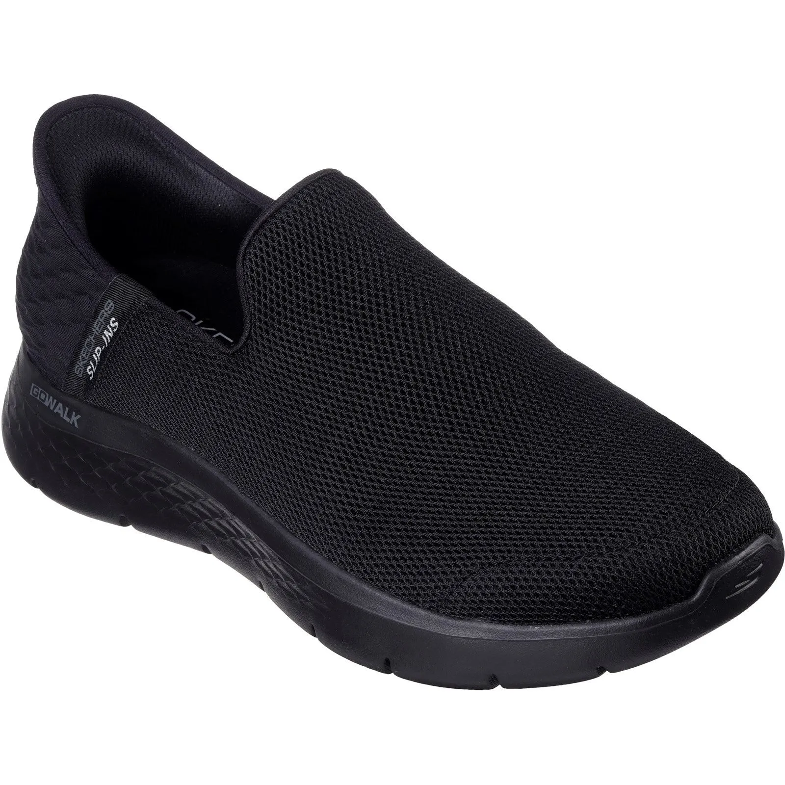 Skechers Mens Go Walk Flex No Hands Slip Ins Trainers - Black sold by The Foot Factory product image thumbnail 2