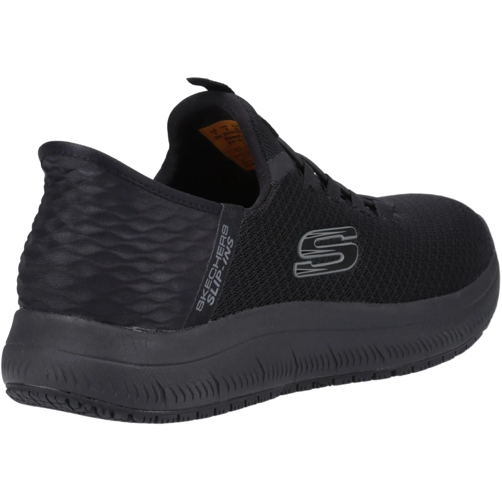 Skechers Mens Summits Colsin Work Trainers - Black sold by The Foot Factory product image thumbnail 3