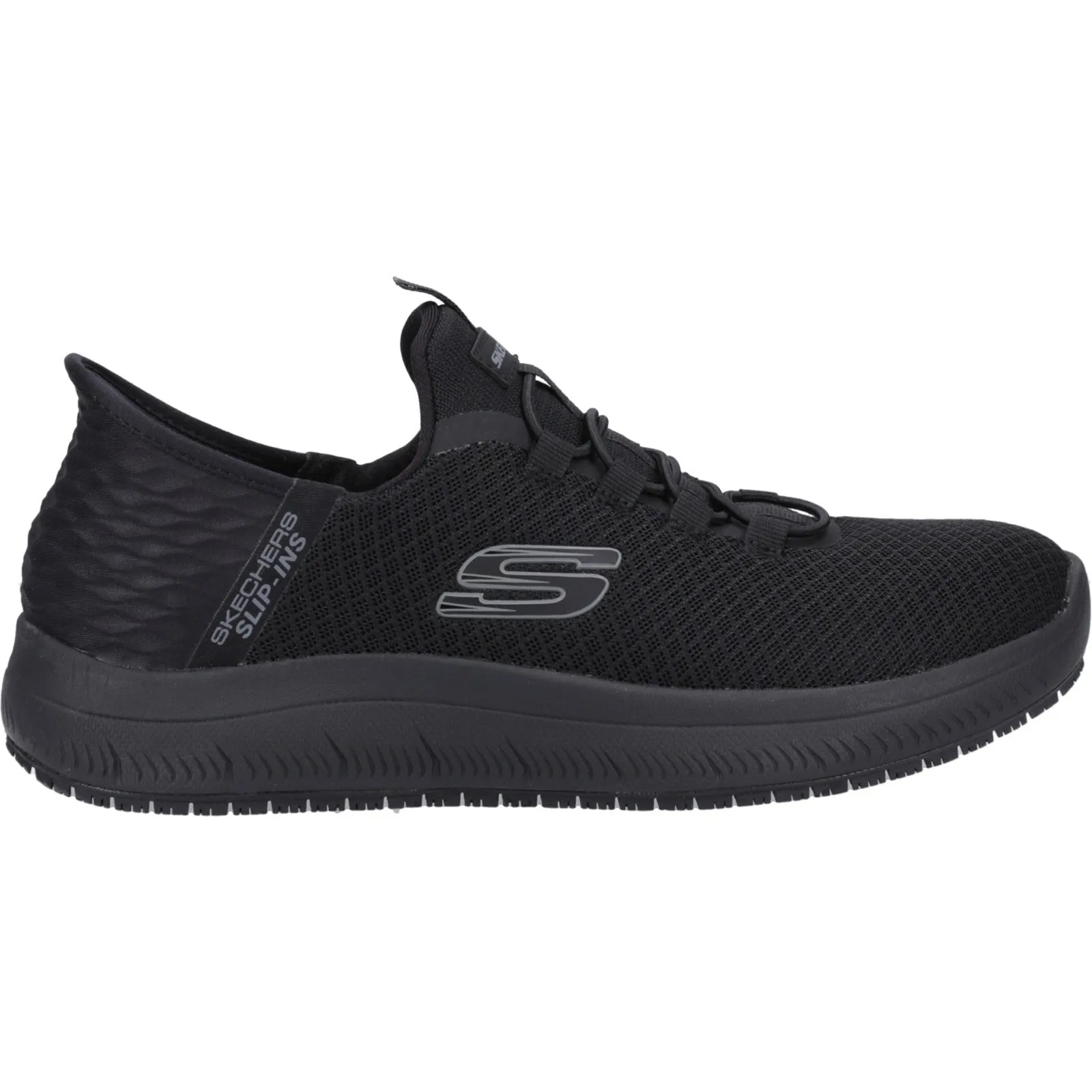 Skechers Mens Summits Colsin Work Trainers - Black sold by The Foot Factory